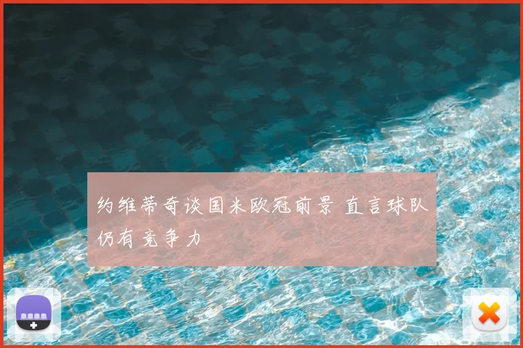 约维蒂奇谈国米欧冠前景 直言球队仍有竞争力