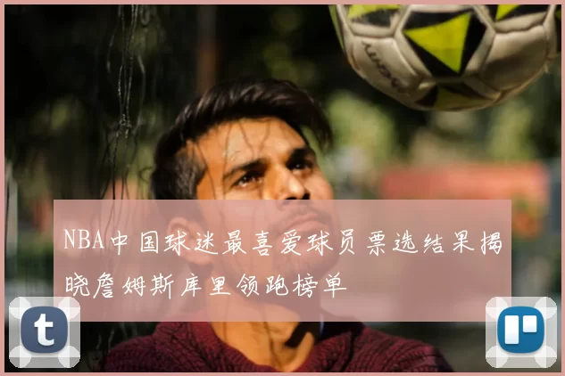 NBA中国球迷最喜爱球员票选结果揭晓詹姆斯库里领跑榜单