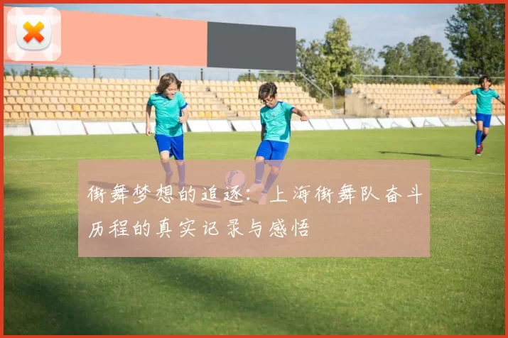 街舞梦想的追逐:上海街舞队奋斗历程的真实记录与感悟
